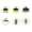 6pcs Brush, variant on Electric Spin Scrubber, Cordless Electric DishGun Cleaning Brush, with 6 Replaceable Brush Heads Power Scrubber, for Bathroom Floor Window Kitchen Sink Dish Pot