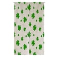 thumbnail image 1 of ABPHQTO Trébol verde Japonés Noren Cortina Puerta Puerta Ventana Tratamiento Cortinas 105x120 cm, 1 of 1