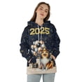 thumbnail image 4 of Happy New Year Shetland Sheepdog Welcome 2025 Balloon Firework Party All Over Print 3D Hoodie Unisex Merch Hoodies Sheltie Dog Lover Gifts - 01014, 4 of 6