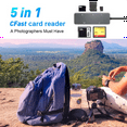 thumbnail image 2 of 5-In-1 All-In-1 Card Reader /SD/XD/CFAST/TF Card Multi-Function Portable USB-A USB-C Card Reader Docking Station, 2 of 9