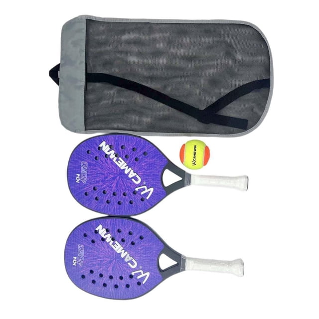 Wweixi 2Pcs Beach Tennis Rackets for Kids Grip of PP Anti Racquet Beach Tennis Slip