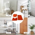 thumbnail image 6 of KCEHTA 3 Piece Bathroom Rug Set Non-Slip Plush Bath Mat Set Soft Bathroom Carpet, Super Absorbent, Washable, 6 of 7