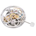 thumbnail image 2 of Kit de movimiento de reloj blanco 2824, herramienta de reparación de pieza de reloj de movimiento de reloj mecánico hueco, 2 of 10