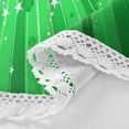 thumbnail image 3 of SKYSONIC Lucky Leaf Clover Round Tablecloth Patrick's Day Washable Polyester Table Cloth Home Restaurat Decorative Table Cover for Wedding Party Dining 60in, 3 of 7
