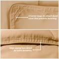 thumbnail image 3 of Southshore Fine Living, Inc. Twin/XL Comforter, Down-Alternative, Twin Bedspread, All Seasons, Gold, 3 of 9