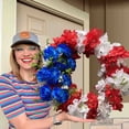 thumbnail image 4 of Loespoir Independence Day Star Garland, Door Hanging Independence Day Decorations, Home Holiday Props Patriotic, for Porch, Mantel, Red White Blue, 4 of 9