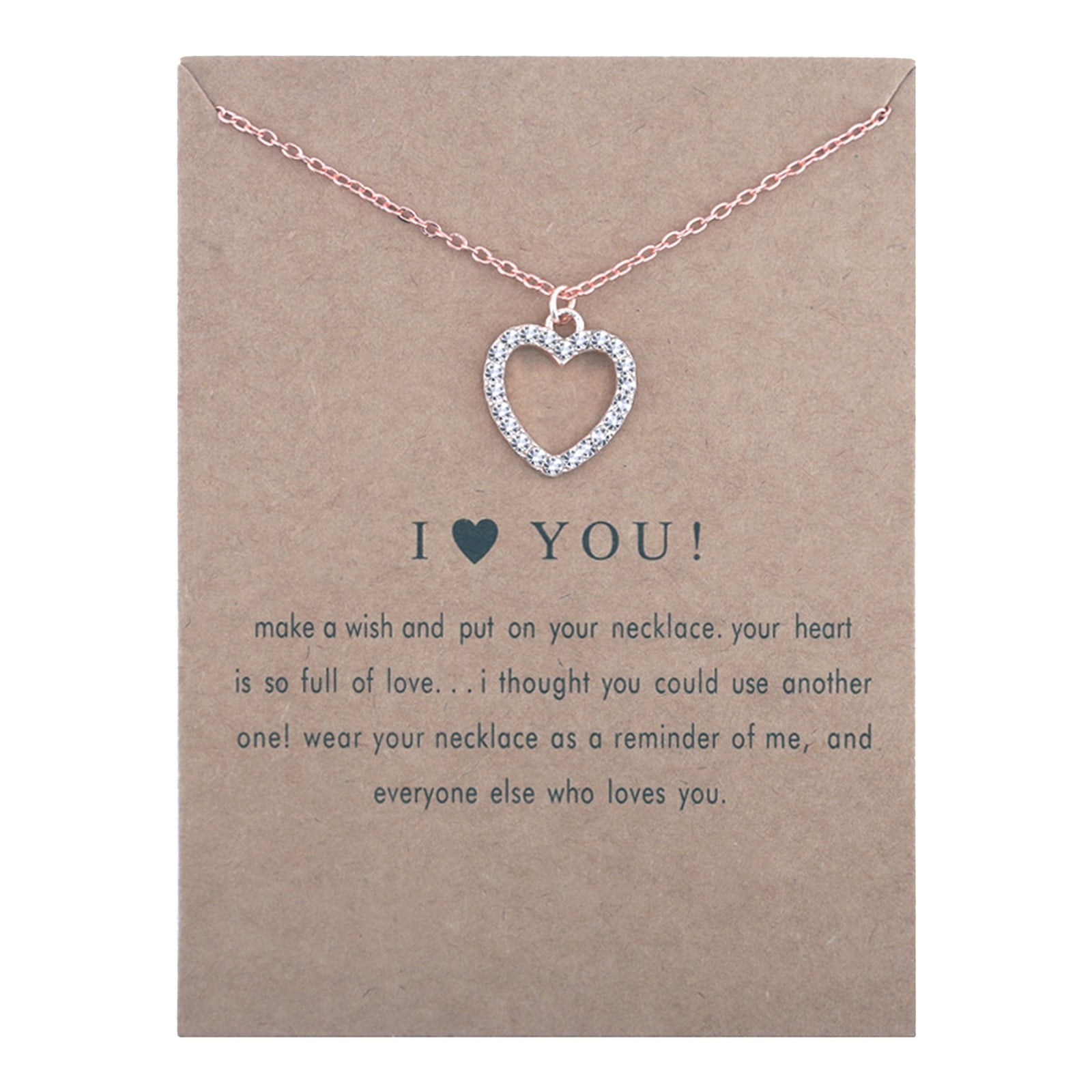 Gold Necklace for WomenNecklaces for Women Wing And Love Friendship