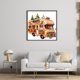 thumbnail image 3 of Hilo Algodón Bordado Punto Cruz Impreso Xtmas Picnic Bus 11CT 50x50cm, 3 of 9