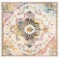 thumbnail image 2 of SAFAVIEH Crystal Debra Southwestern Area Rug, Light Blue/Gray, 4' x 4' Square, 2 of 12