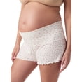 thumbnail image 5 of Ingrid & Isabel For Every Belly Women's Maternity Ribbed T-Shirt & Short Sleep Set, Sizes S-XXXL, 5 of 8