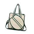 thumbnail image 4 of Bolsa de mano para tenis, bolsa para raquetas, portátil, de gran capacidad, ligera, práctica, de lona, multiusos, para deporte, 4 of 9
