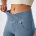 thumbnail image 3 of Stretchy Jean for Women New Women’s Skinny Yoga Jeans High Waist Slim Fits Workout Denim Pants with Pockets ,Light Blue,XS, 3 of 6