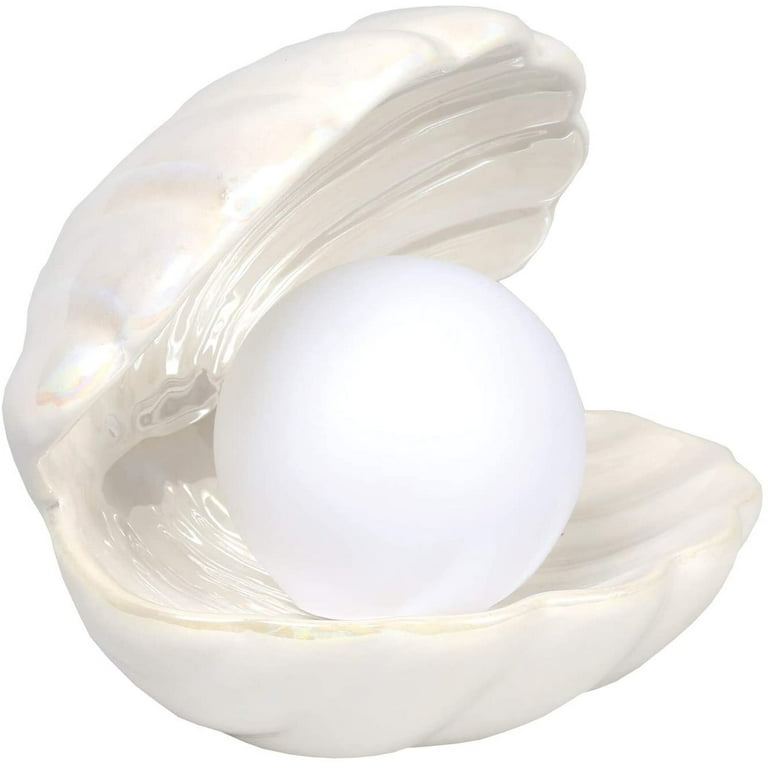 Toysmith Color Changing Led Light Pearl in Ceramic Clam Shell