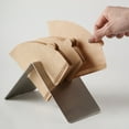 thumbnail image 4 of Tipo V soporte de papel de filtro de café de cono de acero inoxidable de doble capacidad para forma de V, 4 of 6