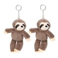 thumbnail image 1 of llaveros de peluche de perezoso adorables, colgantes para mochilas, monederos y llaves., 1 of 8