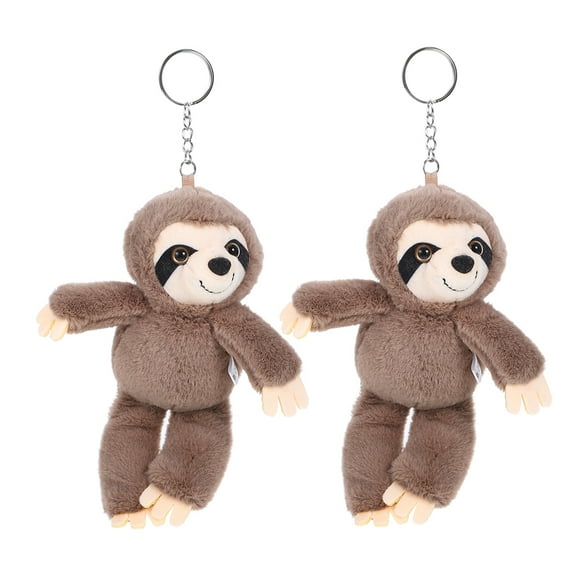 Key Chain 2Pcs Sloth Plush Keychain Multi Color Cute Style for Everyday Use