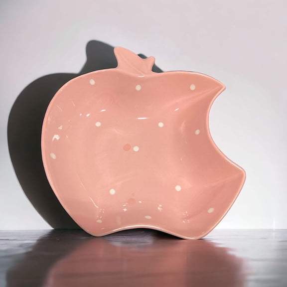Apple Shaped Ceramic Bowl