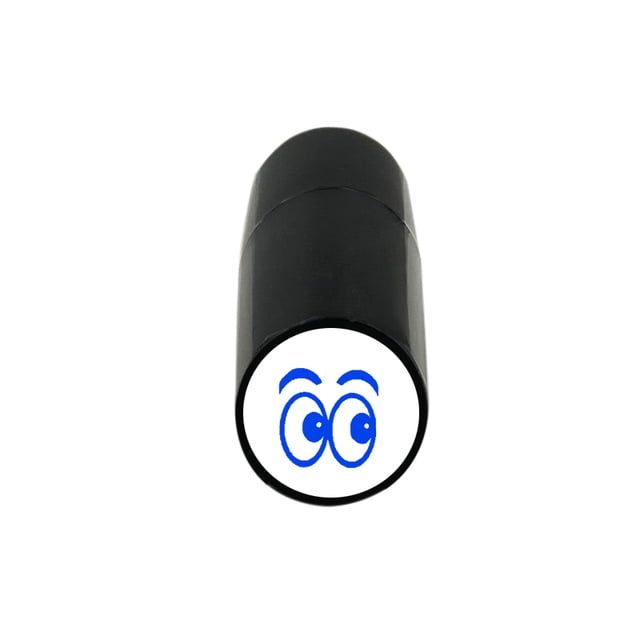 1 Pcs Golf Ball Stamper Stamp Marker Quick Drying Impression Durable Long Lasting Various Patterns Plastic Golf Accessories Blue Eyes