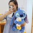 thumbnail image 3 of Muñeco de peluche nuevo de Disney Lilo & Stitch de 30 cm a 80 cm con dibujo animado de pato Donald, muñeco de peluche de colección de anime, regalo de cumpleaños de recuerdo, 3 of 4