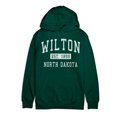 thumbnail image 1 of Wilton North Dakota Classic Established Premium Cotton Hoodie, 1 of 1