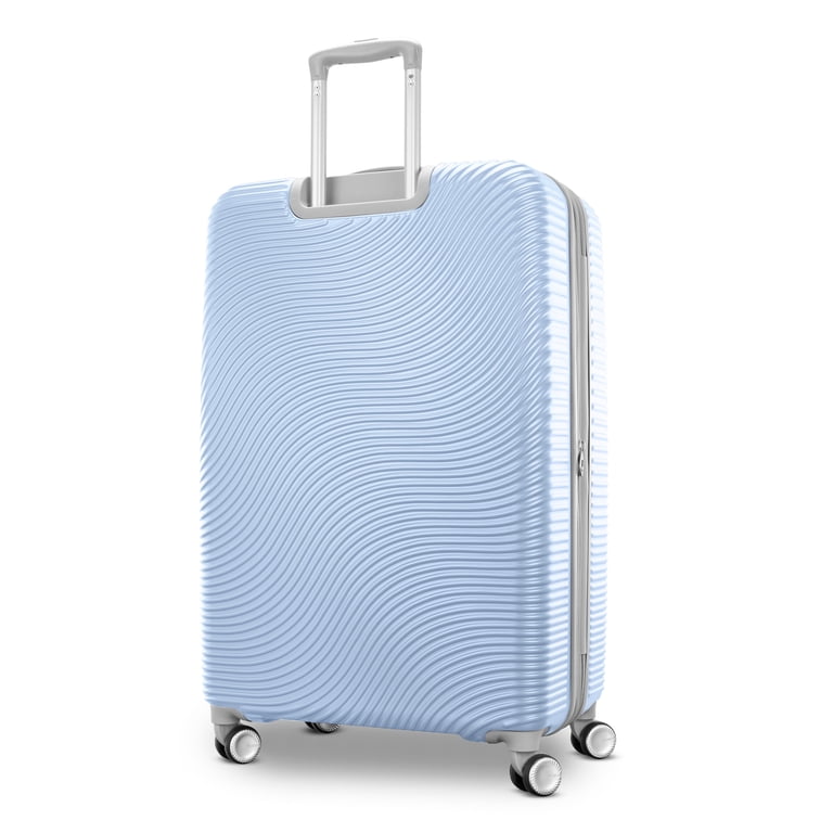American Tourister Color Waves Large Checked Expandable Luggage