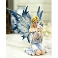 thumbnail image 1 of Figurine de Fleurs de Printemps Fairy Tenant des Ailes de Flocon de Neige Blond Gelé d'Hiver, 1 of 6