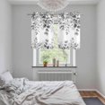 thumbnail image 4 of Grey Eucalyptus Leaves Kitchen Curtains Window Panels, Spring Summer Botanical Insulated Window Treatment Curtain, Grommet Curtains for Bedroom/Living Room/Bathroom, 2 Piece 27.5"Wx39"L, 4 of 8