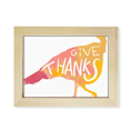 thumbnail image 1 of Arte Pintura de madera Unbranded acuarela Thanksgiving Turkey 6x8 pulgadas marco de foto, 1 of 4