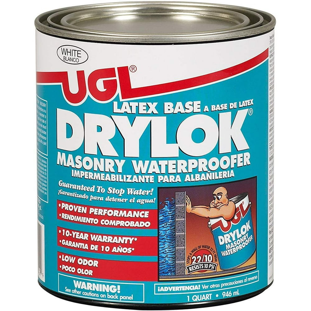 Drylok 27512 Latex Water Proofer, 1 Quart, White