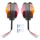 thumbnail image 1 of 2PCS Amber/Red LED Fender Marker Lights LED Trailer Light Assembly, 1 of 5