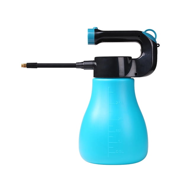 Pulverizador de niebla de riego de jardín de 3L, herramienta de riego de jardín, botella de riego automática Azul Zulema pulverizador eléctrico
