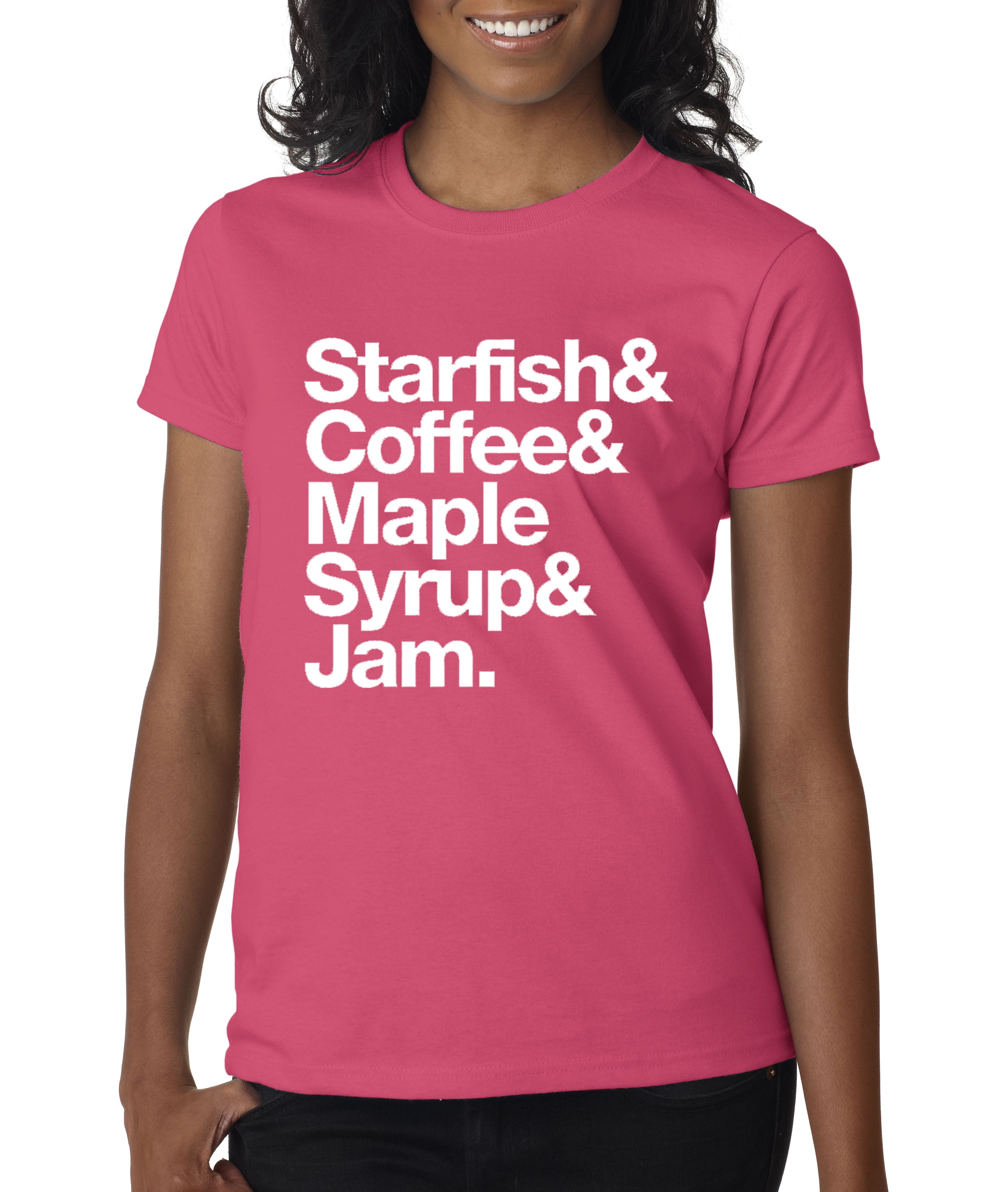 Women's T-Shirt Starfish Coffee Maple 