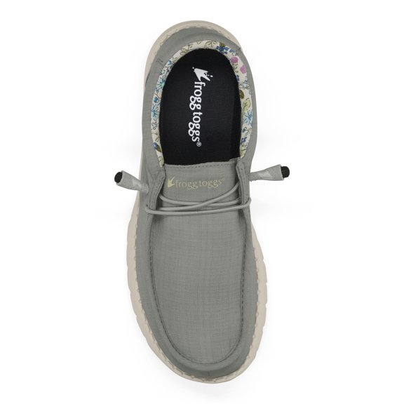 Frogg Toggs Java 2.0 Lace-Up Women's Shoes, Lightweight Sneakers for Everyday Comfort, Light Gray, Size 5