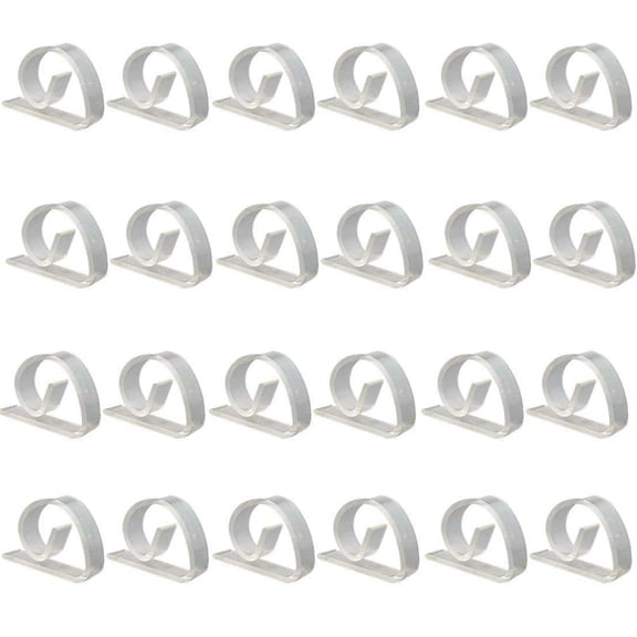 24 Pack Clear Plastic Tablecloth Clips Table Cover Holder for Party (24 Pack) for the table at party, picnic, restaurant