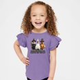 thumbnail image 5 of Chick or Treat Halloween Chickens - Flutter Sleeve Graphic T-Shirt, 5 of 8