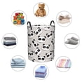 thumbnail image 4 of Fuzoiu Cute Panda Print Circular Hamper,Laundry Basket with Handle,Collapsible Laundry,Dirty Clothes Storage Basket,for Bedroom Bathroom Dorm Living Room-Small, 4 of 6