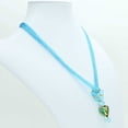 thumbnail image 2 of GlassOfVenice Murano Glass Tender Blue Heart Necklace, 2 of 8