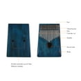 thumbnail image 3 of Kalimba 17-Key Portable Kalimba Mbira Thumb Piano Mahogany Instrumento musical de madera maciza regalo para amantes de la música Beginner Students Abody Kalimba, 3 of 6