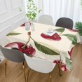 thumbnail image 2 of Yayeee Tablecloths 54" x 54" Rectangle Wrinkle Resistant Party Table Cover, Cute Cherry, 2 of 8