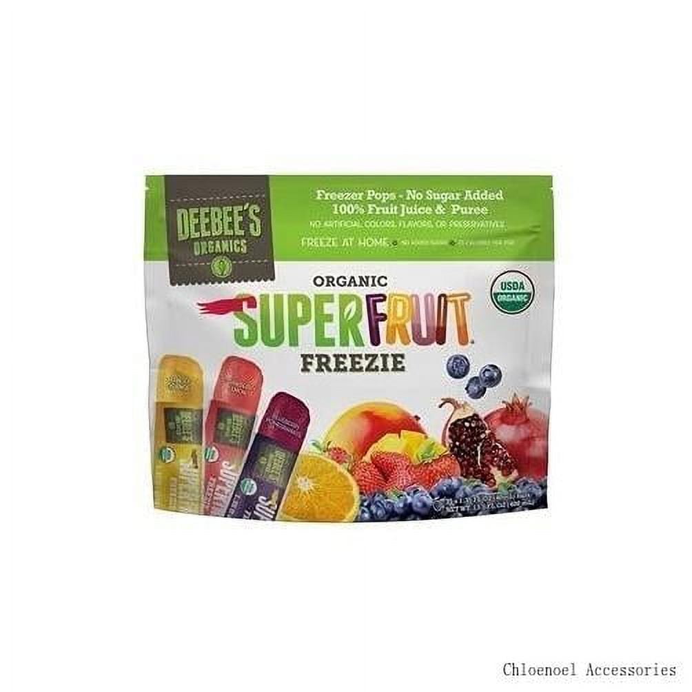 Debe's Organics Superfruit Freezies, 1.35 Fl Oz, Pack Of