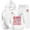 1-White612, variant on WOYY Girls -Lined Sweatsuit Letter Print Hoodie Joggers Outfits, Sizes 2-13
