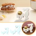 thumbnail image 2 of Easter Mould Size Rabbit Pulling Car Silicone Mould Gypsum Cement Pendant Mould, 2 of 7