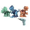 thumbnail image 1 of Dinosaur Toy Construction 3D Building Block w/ Electric Drill 3-in-1 Early Learning Toy Toddler Age Year3+ Gift P31B heqiyong LED, 1 of 2