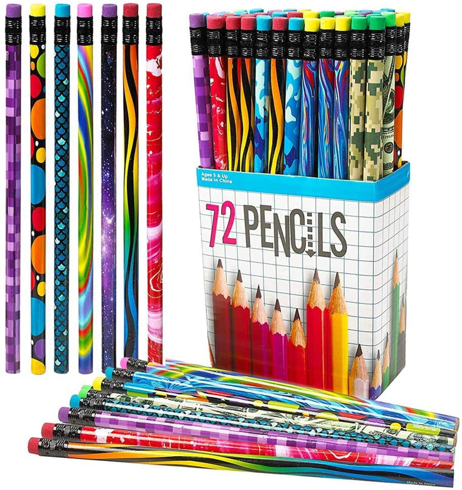 Fun Express 144 Pieces Motivational Pencil Assortment Pencils 144pc Pencils Printed Assortments - Stationery 