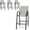 Light Grey, variant on HOMREST Outdoor Bar Height Stools Set of 4,High Back Patio Chairs with Armrests,Textilene Chairs with Breathable Fabric & Metal Frame for All Weather,Light Grey