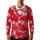 thumbnail image 2 of Xuyuer Valentine's Day Hawaiian Shirt Tuxedo for Men Graphic Long Sleeve Party Tux Tee Casual Top Button Down Shirts, 2 of 7