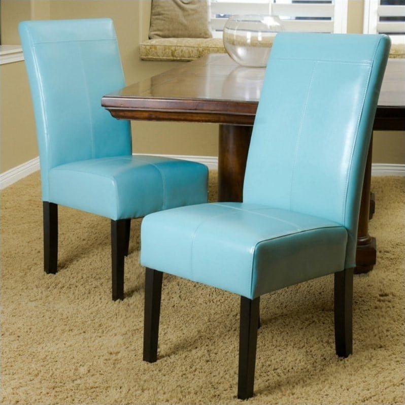 Noble House Anthony Dining Chairs In, Blue Leather Dining Chairs Australia