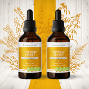 Thyroid Secret Alcohol-FREE Extract, Tincture, Glycerite Oatstraw, Horsetail, Broccoli, Echinacea, Ashwagandha, Kelp. Healthy Thyroid Support 2x4 oz