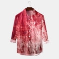 thumbnail image 2 of Chemise Imprimée à Manches Longues Boutonnée Col Rabattu Costume Mode pour Homme Fête Halloween, 2 of 4