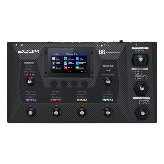 Zoom B6 Bass Multi-Effects Processor for Electric Bass